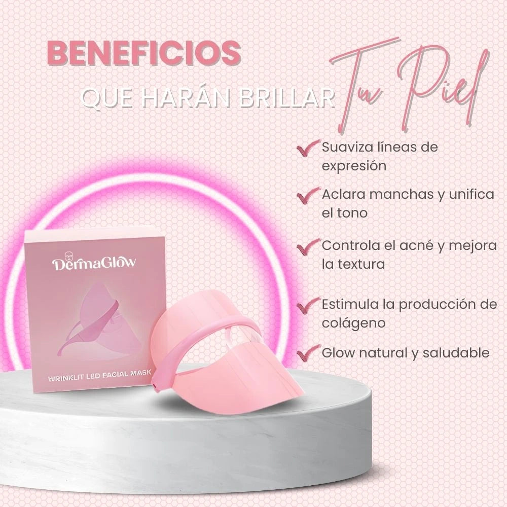 DERMAGLOW™ | TRANSFORMA TU ROSTRO, SIN MANCHAS, ARRUGAS NI ACNÉ EN UNA SEMANA